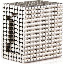 By Manyetik 100 Adet 2*2 Mıknatısçap 2 mm Kalınlık 2 mm