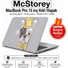 Gndz Home Mcstorey MacBook Pro 15 Sert Kapak Kılıf A1707 A1990 Uyumlu Ince Hafif Koruyucu Kılıf Touch Bar 2016-2019 R-262