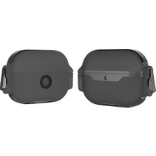 Gndz Home Zore Apple ile Uyumlu Airpods Pro Airbag 34 Darbelere Karşı Dayanıklı Kılıf Siyah