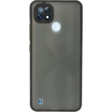 Uslucan Alışveriş Realme C21 Kılıf Montreal Silikon Kapak - Siyah
