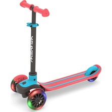 Scotti Glow - 3 Tekerlekli Işıklı Scooter - Kırmızı
