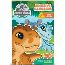 Jurassıc Park Adhesıve Bandages 20 Sterile Band