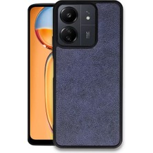 Uslucan Alışveriş Xiaomi Redmi 13C Kılıf Aras Deri Kapak - Lacivert