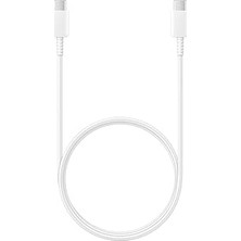 Gndz Home Samsung EP-DA705BWEGWW Şarj & Veri Aktarım Kablosu, Type C & Type C, Hızlı Şarj Teknolojisi, Beyaz