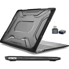 Gndz Home Mcstorey Macbook Air Kılıf 13 Inç A1932 Modeli Için Mac Koruyucu Güçlü ve Çizilmeye Dayanıklı Darbe Emici Outdoorsc 2018-2019 ile Uyumlu Siyah