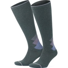 Erkek ve Kadın Için Yünlü Renkli Havlulu Dikişsiz (15-20 mm Hg) Basınçlı Uçuş Seyahat Ter