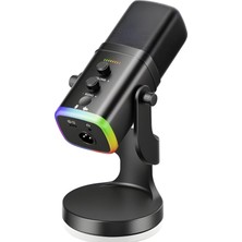 Profesyonel Rgb Oyuncu Mikrofonu, Gürültü Engelleyici Üst Düzey Ses Performanslı 3-15 cm Kayı