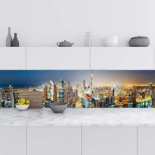 Renas Store Mutfak Tezgah Arası Folyo Fayans Kaplama Folyosu Dubai 60X400 cm