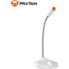 MC12 | Beyaz | Oyuncu Mikrofonu | USB Bağlantı | Masaüstü Mikrofon