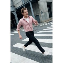 DeFacto Nefes Alabilir Kolay Ütülenebilir Slim Fit Basic Gömlek F9884AX26SP
