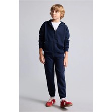 DeFacto Regular Fit Elastik Bel Lacivert Pantolon Erkek Çocuk H9195A826AU