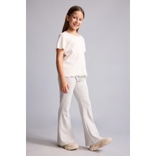 DeFacto Regular Fit Ribana 2'li Pijama Takımı Kız Çocuk H5513A826SM