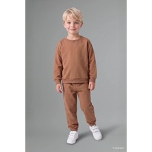 DeFacto Uzun Kollu Sweatshirt Elastik Belli Eşofman Altlı 2'li Takım Erkek Bebek H5617A526AU