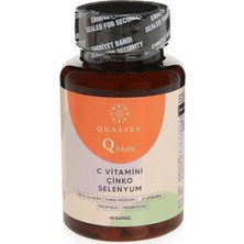 Q More 60 Kapsül Vitamin C - Vitamin D, Propolis, Probiyotik, Çinko, Selenyum Içeren Takviye Edic