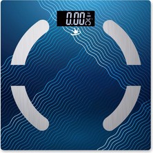 King KBB846 Bluefit Akıllı Banyo Baskülü | Bluetooth, Vücut Analizi, 180 kg | Mobil Uygulama, V