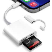 Telefon Için Sd Kart Okuyucu, Micro Sd Kart Kamera Kart Okuyucu Adaptörü, Çift Kart Yuvası, Haf