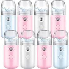 8 Adet Nano Püskürtücü Nano Yüz Buharı Taşınabilir Mini Yüz Sis Kullanışlı Püskürtüc�
