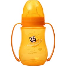 Wee Baby Galaxy Kulplu  Turuncu Alıştırma Bardağı Bebek Suluk 250 Ml 6+ Ay
