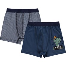 Civil Boys Trex 2-12 Yaş Erkek Çocuk 2'li Boxer - Standart