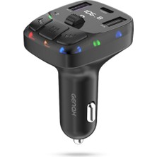 Bluetooth 5.3 Fm Transmitter Araç Içi Pd 30W Çıkışlı LED Renk Seçenekli, 028GNXY83