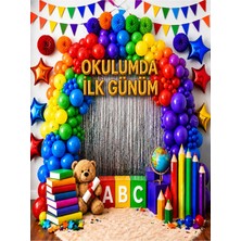 Promisebackdrop2 150X200 cm Okulumda Ilk Günüm, Okul Etkinlik Kumaş Fon