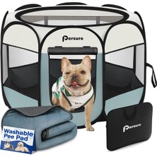 Yıkanabilir Pee Pad ile Küçük Köpek Oyun Parkı, Köpekler/kediler/tavşanlar Için Yavru Pet K