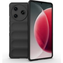 Alan Tech Tecno Spark 30 Pro Kılıf Kamera Korumalı Esnek Silikon Parmak Şeritli Alt