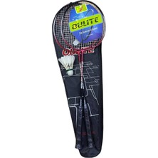 Pro 606 Çantalı Badminton Seti 2 Adet Badminton Raketi 1 Adet Badminton Topu Pro Set Kırmızı