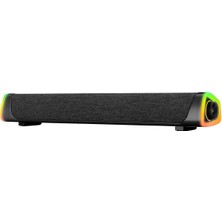 Mikado MD-SBT26 Soundbar Gri/siyah 3W*2 1800MAH Fm/tf Card LED Işıklı Bluetooth Speaker Hoparlör