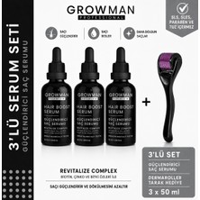 Serum 50 ml X3 + Dermaroller Tarak Hediyeli Set – 70 Günlük Yoğun Bakım