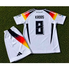 Mmt Spor Almanya 2026/2027 Yeni Sezon Toni Kross Çocuk Forması 2'li Set (Beyaz) 8 Numara