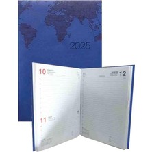 2025 Ajanda Ciltli Termo Kapak 1 Adet 17X24 cm Ajanda 2025 Çizgili Ajanda Günlük Planlayıcı Ter