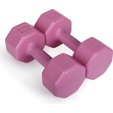 Psspor 2 Adet 3kg Pembe Renk Dambıl Seti (2 Adet 3kg Gönderim Yapılmaktadır)