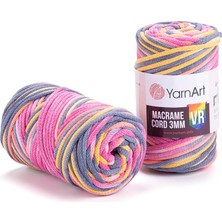 El Örgü Ipi Macrame Cord 3 mm Vr, 913, 4X250 gr