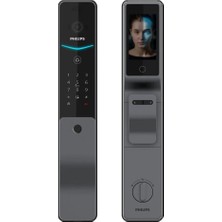 Philips DDL720-FVP-7HWSE Akıllı Kapı Kilidi | Yüz Tanıma, Wi-Fi, Mevcut Kilit Sistemi Uyumlu