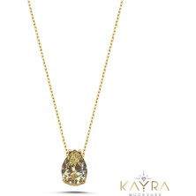 Kayra Mücevher Topaz Altın Kolye AKM179