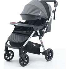 2-Way Çift Yönlü Bebek Arabası – Strom Grey