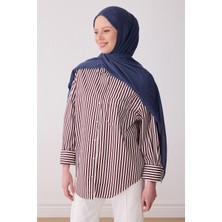 Belli Fresh Düz Desen Lacivert N.touche Şal - 06