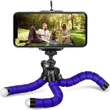 Ahtapot Tripod Akrobat Stand/selfie Çubuğu-Mavi