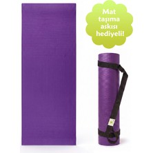 Yogatime Pro Mat (Profesyonel Yoga Matı) – 4mm Mor - Stüdyo Kalitesinde Uzun Ömürlü Egzersiz Matı