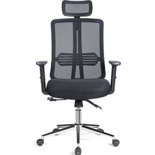 Velora Plus Ergonomik Çalışma Koltuğu Ofis Sandalyesi Fileli Sırt 2d Hareketli Kolçaklar Ayarl