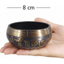 Yogatime Tibet Çanağı (Singing Bowl) – 8 cm - Ses Terapisi İçin El Yapımı Meditasyon Çanı
