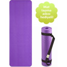 Yogatime Pilates Matı 10mm – Mor - Ekstra Kalın ve Omurga Koruyucu Egzersiz Matı