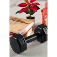 Psspor Dambıl Seti, 3 Set (1 kg x 2 Adet, 2 kg x 2 Adet, 3 kg x 2 Adet), Siyah, Plastik