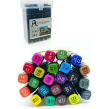 Südor Mona Lisa Touchblack Çift Uçlu Artist Marker 24 Renk