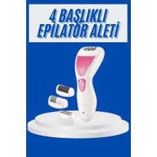 Bezos Profesyonel 4in1 Çok Amaçlı Epilasyon Aleti Şarjlı Pratik Taşınabilir