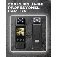 Wifi Destekli Mini Kamera – 180° Dönebilen Lens, 1080P Video, Tft Ekranlı - Lisinya