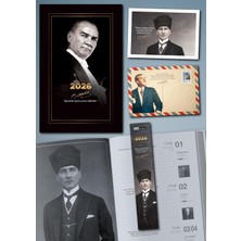 Gazi Paşa 2026 Atatürk Ajandası 13,5X21CM 160 Sayfa