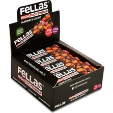Yüksek Protein Bar, Bademli ve Kakaolu, 45GR x 12 Adet