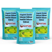 Hastürk Gübre Organik Solucan Gübresi 3 x 1 Kg.